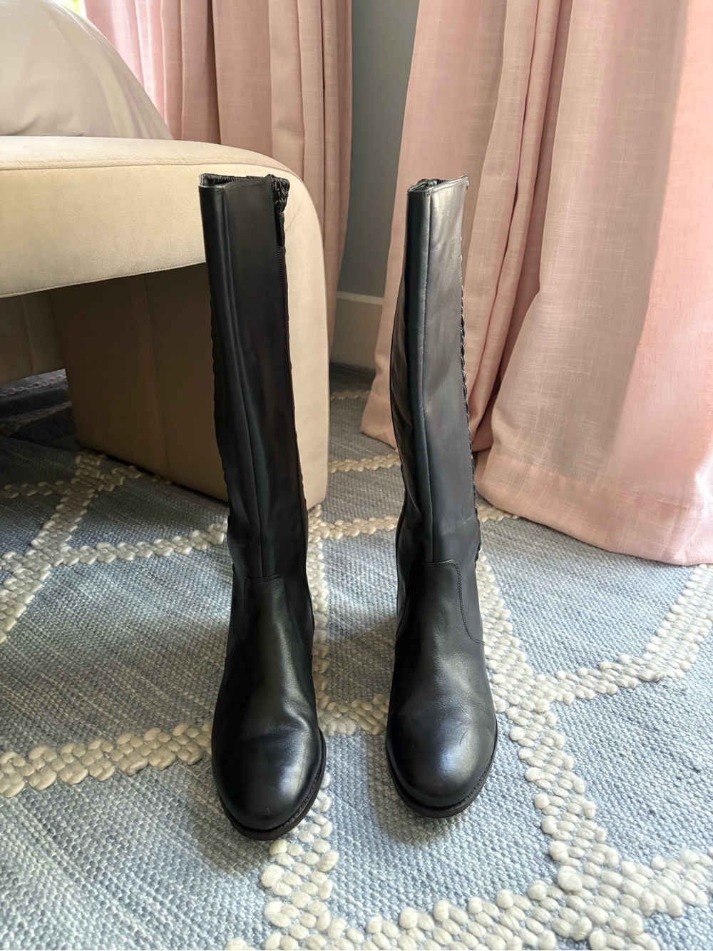 Cole Haan Black Leather Boots